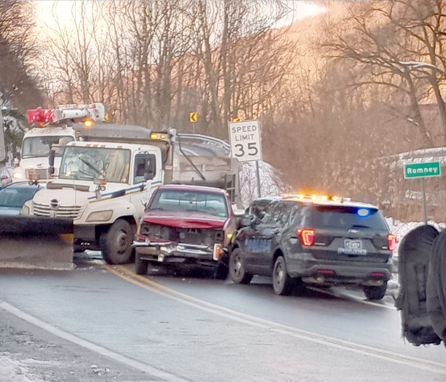 Pile-up shuts down Rt. 28
